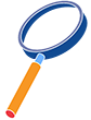 Magnifying glass illustration